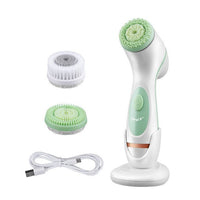3 in 1 Electric Silicone Facial Cleansing Brush - Golonzo -                                                                             