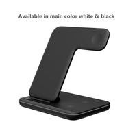 3 in 1 Qi Wireless Charger Pad for iphone 13 12 Pro iWatch airpods Pro Charging Dock Station - Golonzo -                                                                             