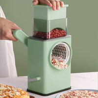 3 in 1 Round Cutter Vegetable Slicer Manual Kitchen - Golonzo -                                                                             