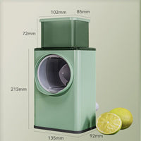 3 in 1 Round Cutter Vegetable Slicer Manual Kitchen - Golonzo -                                                                             