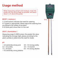 3 in 1 Soil Moisture Meter For Plants - Golonzo -                                                                             