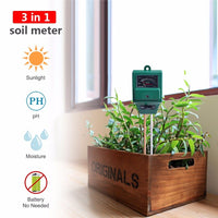 3 in 1 Soil Moisture Meter For Plants - Golonzo -                                                                             
