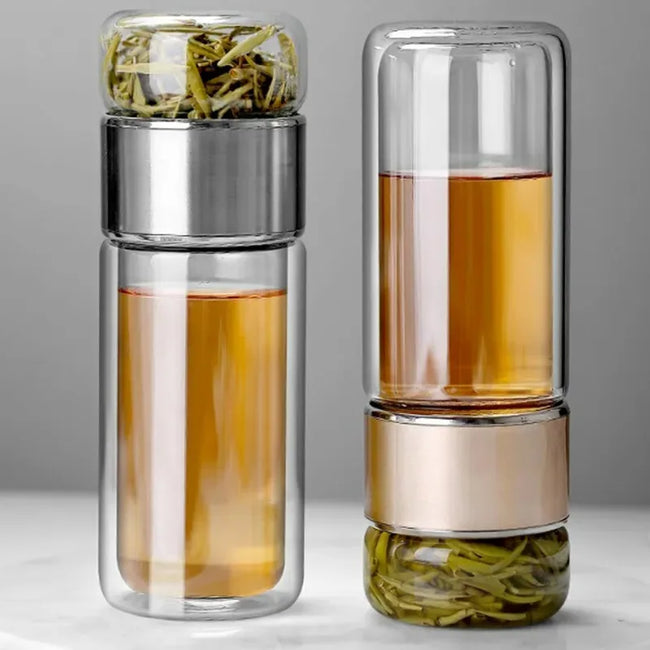 Tea Seperation Glass - Cold and Heat Resistant-Water Bottles-Golonzo