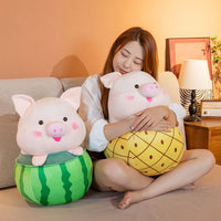 25/35/45CM Cartoon Cosplay Pig Plush Pillows Stuffed Animal - Golonzo -                                                                             