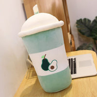 45~80cm Stuffed Fruits Bubble Tea Colorful Plush Drink Bottle - Golonzo -                                                                             