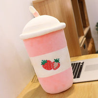 45~80cm Stuffed Fruits Bubble Tea Colorful Plush Drink Bottle - Golonzo -                                                                             
