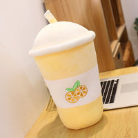 45~80cm Stuffed Fruits Bubble Tea Colorful Plush Drink Bottle - Golonzo -                                                                             