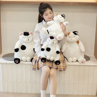 35/45cm Lazy Japan Cat DollFuzzy Plush Stuffed Sitting Sleeping Animal - Golonzo -                                                                             