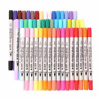 48 Watercolor Brush Pen Colored Markers - Golonzo -                                                                             
