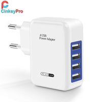 4 Ports Multiple Wall USB Smart Charger Adapter - Golonzo -                                                                             