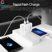 4 Ports Multiple Wall USB Smart Charger Adapter - Golonzo -                                                                             