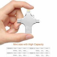 4 in 1 Usb Flash Drive for iPhone Smartphone - Golonzo -                                                                             