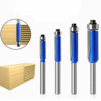 1pc 6mm 1/4inch Shank Trim Router Bit with Bearing for Wood Template Pattern - Golonzo -                                                                             