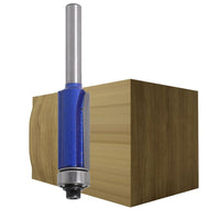 1pc 6mm 1/4inch Shank Trim Router Bit with Bearing for Wood Template Pattern - Golonzo -                                                                             