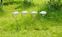 4pcs Solar Power Lawn Diamond LED Lamps - Golonzo -                                                                             