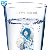 5.0 Bluetooth Earphone True Wireless - 3D Sport Headphones Waterproof Stereo Earbuds With Microphone - Golonzo -                                                                             