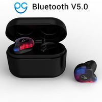5.0 Bluetooth Earphone True Wireless - 3D Sport Headphones Waterproof Stereo Earbuds With Microphone - Golonzo -                                                                             