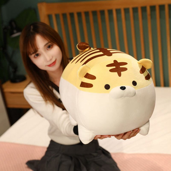 40/50cm Fatty Cute Tiger Animals Toy Stuffed Sleeping Companion for Kids - Golonzo -                                                                             