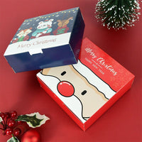 5Pcs 14cm Square Merry Christmas Candy Gift Box - Golonzo -                                                                             
