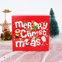 5Pcs 14cm Square Merry Christmas Candy Gift Box - Golonzo -                                                                             