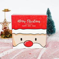 5Pcs 14cm Square Merry Christmas Candy Gift Box - Golonzo -                                                                             