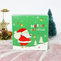 5Pcs 14cm Square Merry Christmas Candy Gift Box - Golonzo -                                                                             
