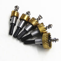 5Pcs HSS Drill Bit Saw Set Carbide Tip Metal Wood Drilling Hole - Golonzo -                                                                             