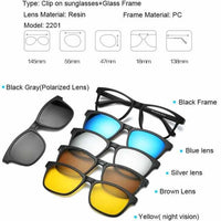 5+1 Fashion Clip On Sunglasses - Golonzo -                                                                             