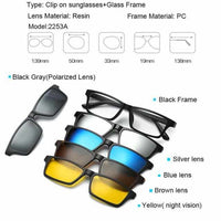 5+1 Fashion Clip On Sunglasses - Golonzo -                                                                             