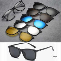 5+1 Fashion Clip On Sunglasses - Golonzo -                                                                             