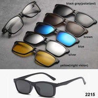 5+1 Fashion Clip On Sunglasses - Golonzo -                                                                             