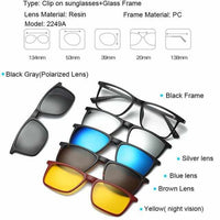 5+1 Fashion Clip On Sunglasses - Golonzo -                                                                             