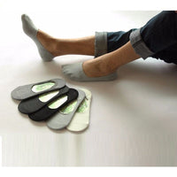 5 Pairs Bamboo Fiber Non Slip Socks - Golonzo -                                                                             
