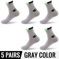 5 Pairs Men Sport Breathable Socks - Golonzo -                                                                             
