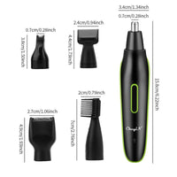 5 in 1 Nose Ear Hair Eyebrow Beard Trimmer - Golonzo -                                                                             