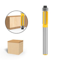 6/6.35mm Shank 3ZFlush Trim Router Bit with Bearing for Wood Template Patter - Golonzo -                                                                             