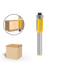 6/6.35mm Shank 3ZFlush Trim Router Bit with Bearing for Wood Template Patter - Golonzo -                                                                             