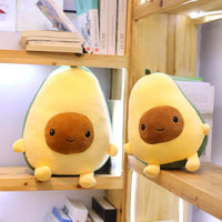 30/40/60cm Happy Half Avocado Family Plush Toy - Golonzo -                                                                             
