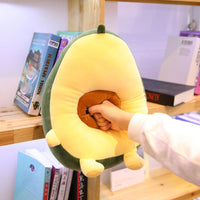 30/40/60cm Happy Half Avocado Family Plush Toy - Golonzo -                                                                             