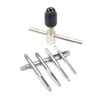 6Pcs Metric Thread Tap Drill Machine Screw Thread Plug Tap Drill Set - Golonzo -                                                                             