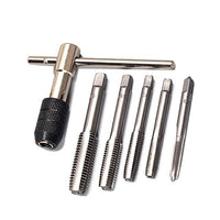 6Pcs Metric Thread Tap Drill Machine Screw Thread Plug Tap Drill Set - Golonzo -                                                                             