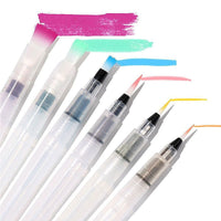 6 Pcs Water Brush Pens for Watercolor Paints - Golonzo -                                                                             