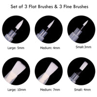 6 Pcs Water Brush Pens for Watercolor Paints - Golonzo -                                                                             