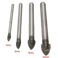 4/6/7 Pcs Glass Marble Porcelain Spear Head Ceramic Tile Drill Bits - Golonzo -                                                                             