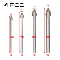 4/6/7 Pcs Glass Marble Porcelain Spear Head Ceramic Tile Drill Bits - Golonzo -                                                                             