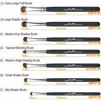 7pcs Eyeshadow Brushes for Makeup - Classic 100% Natural Horse Hair - Golonzo -                                                                             