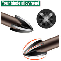 7pcs Glass Drill Bit Set Alloy Carbide Point With 4 Cutting Edges Tile - Golonzo -                                                                             