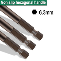 7pcs Glass Drill Bit Set Alloy Carbide Point With 4 Cutting Edges Tile - Golonzo -                                                                             