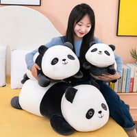 45/60/80CM Lying Giant Panda Dolls Stuffed Animal Soft Pillows - Golonzo -                                                                             