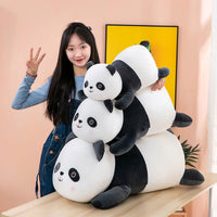 45/60/80CM Lying Giant Panda Dolls Stuffed Animal Soft Pillows - Golonzo -                                                                             